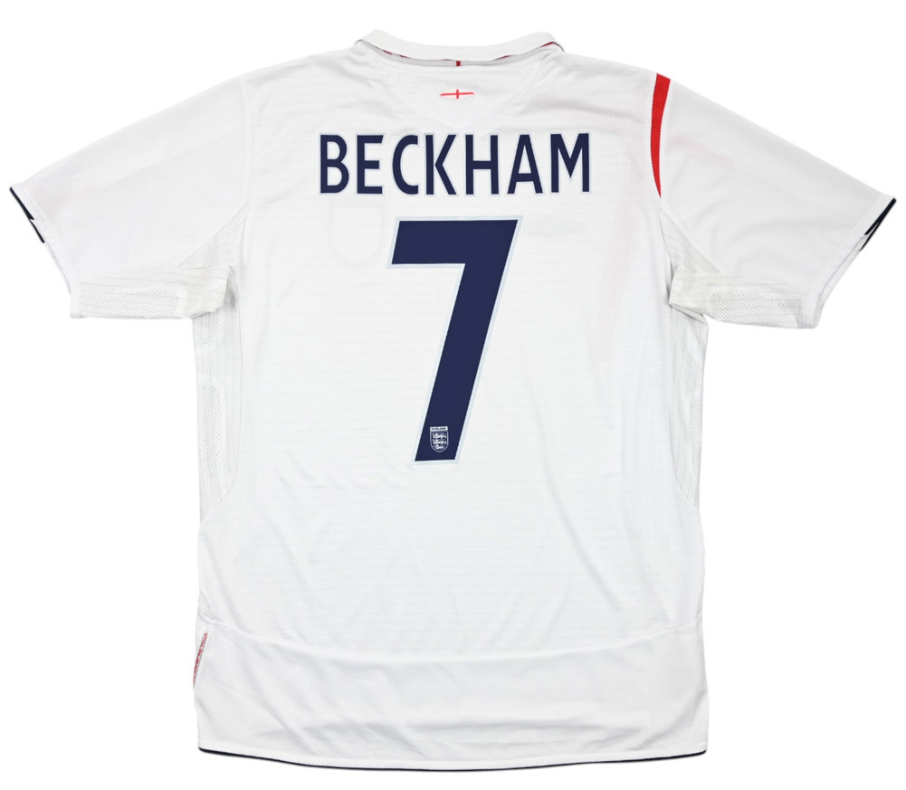 2005-07 ENGLAND *BECKHAM* KOSZULKA L