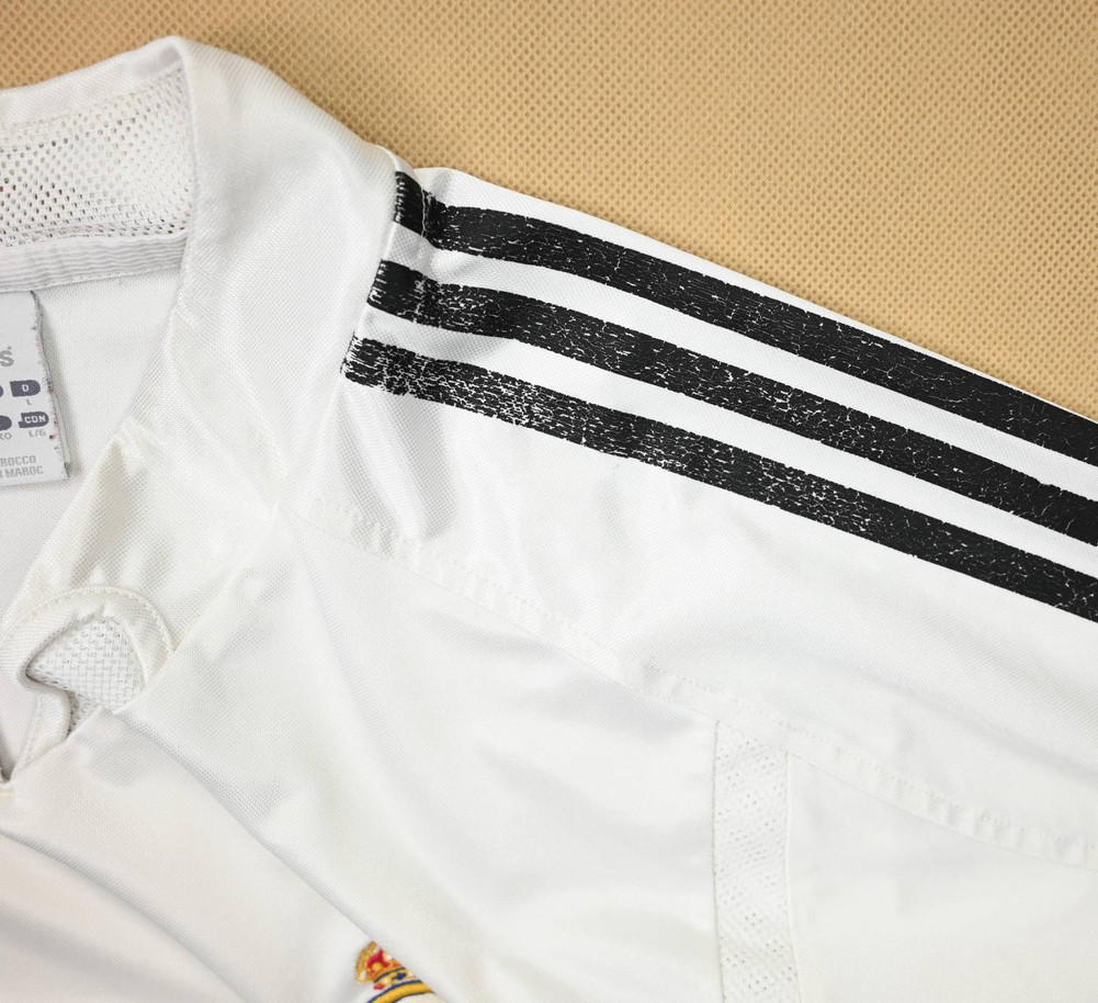 2004-05 REAL MADRID #7 SHIRT L