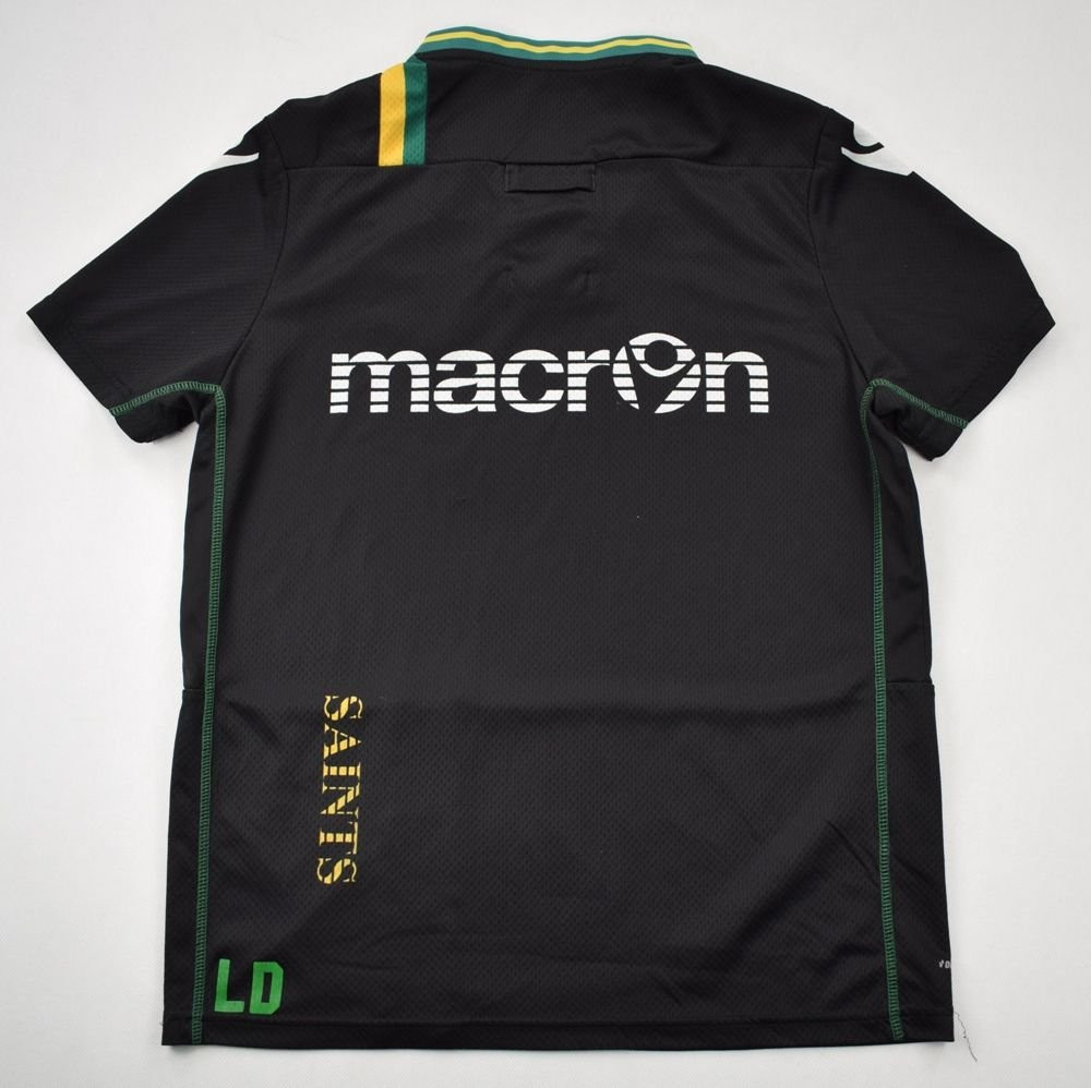 NORTHAMPTON SAINTS RUGBY MACRON SHIRT M