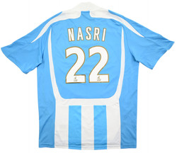 2007-08 OLYMPIQUE MARSEILLE *NASRI* SHIRT M