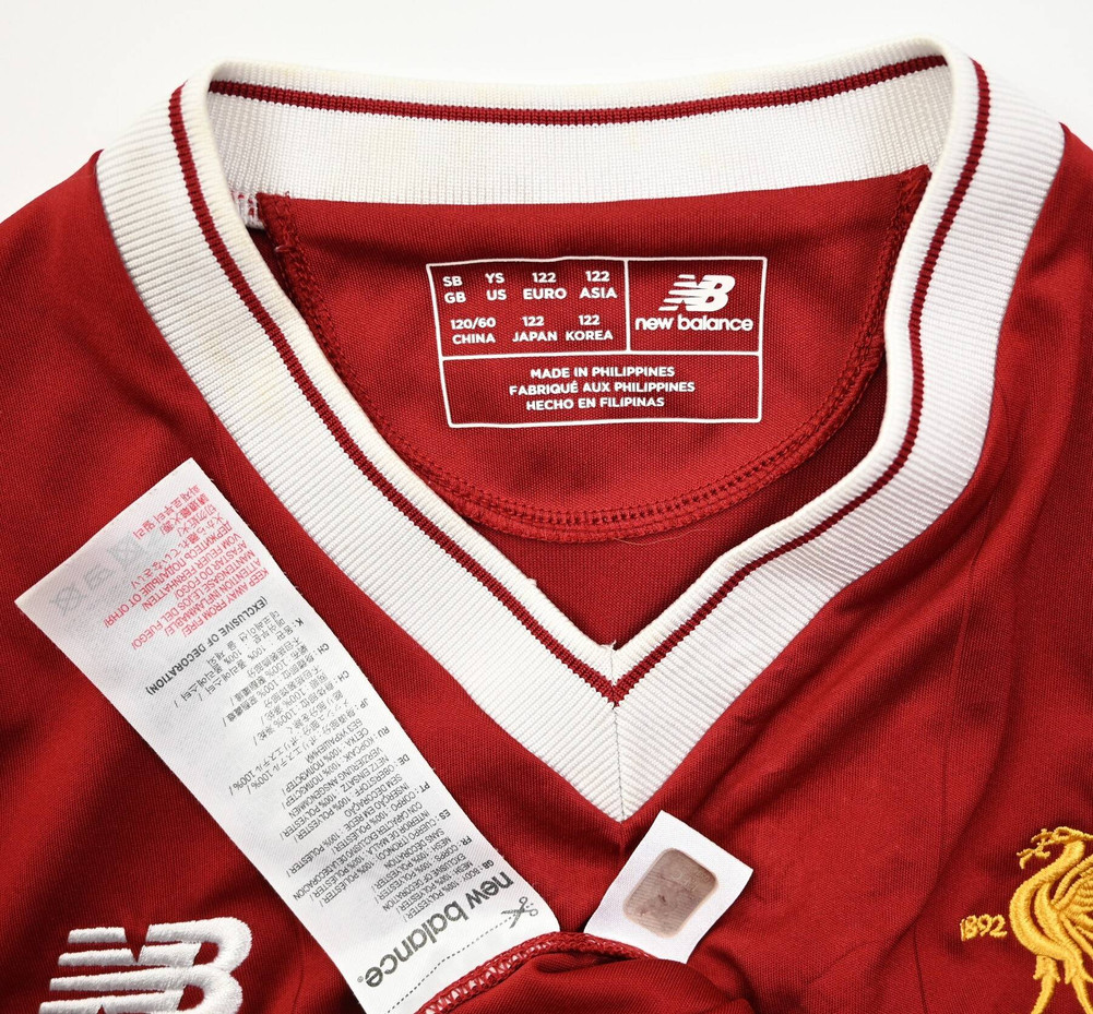 2017-18 LIVERPOOL LONGSLEEVE S. BOYS