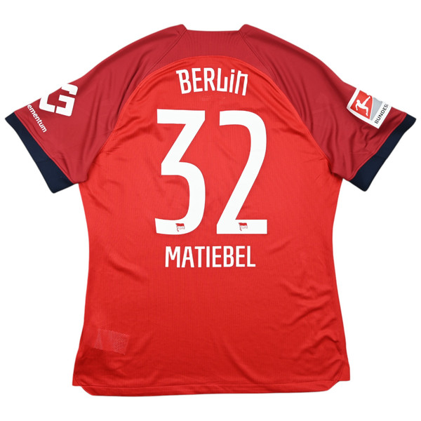 2023-24 HERTHA BERLIN *MATIEBEL* MATCH PREPARED KOSZULKA XL