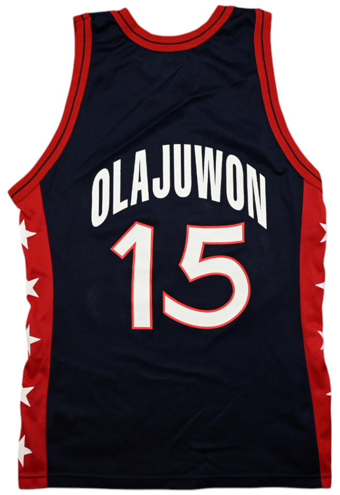 USA *OLAJUWON* BASKETBALL KOSZULKA S