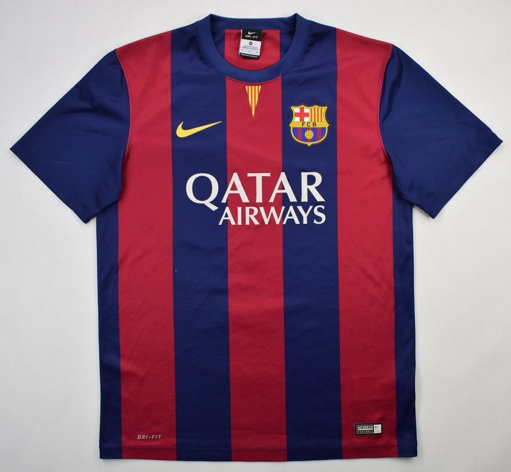 2014-15 FC BARCELONA SHIRT M