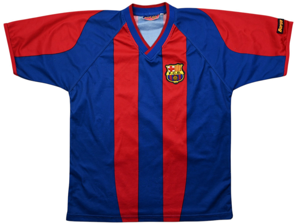 2002-03 BARCELONA *SAVIOLA* SHIRT XL. BOYS