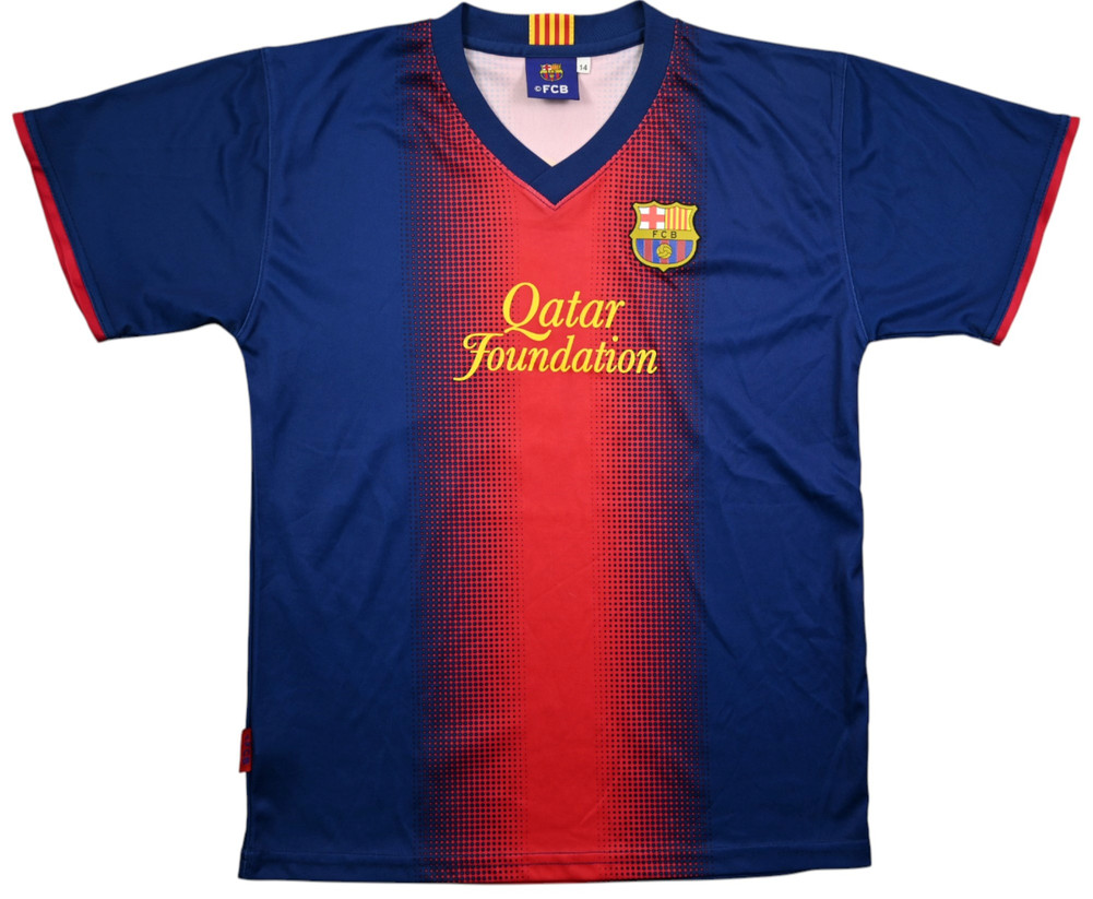 2012-13 BARCELONA *MESSI* SHIRT XL. BOYS