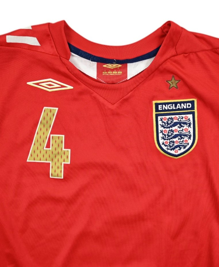 2006-08 ENGLAND *STEVIE G* KOSZULKA WOMENS M