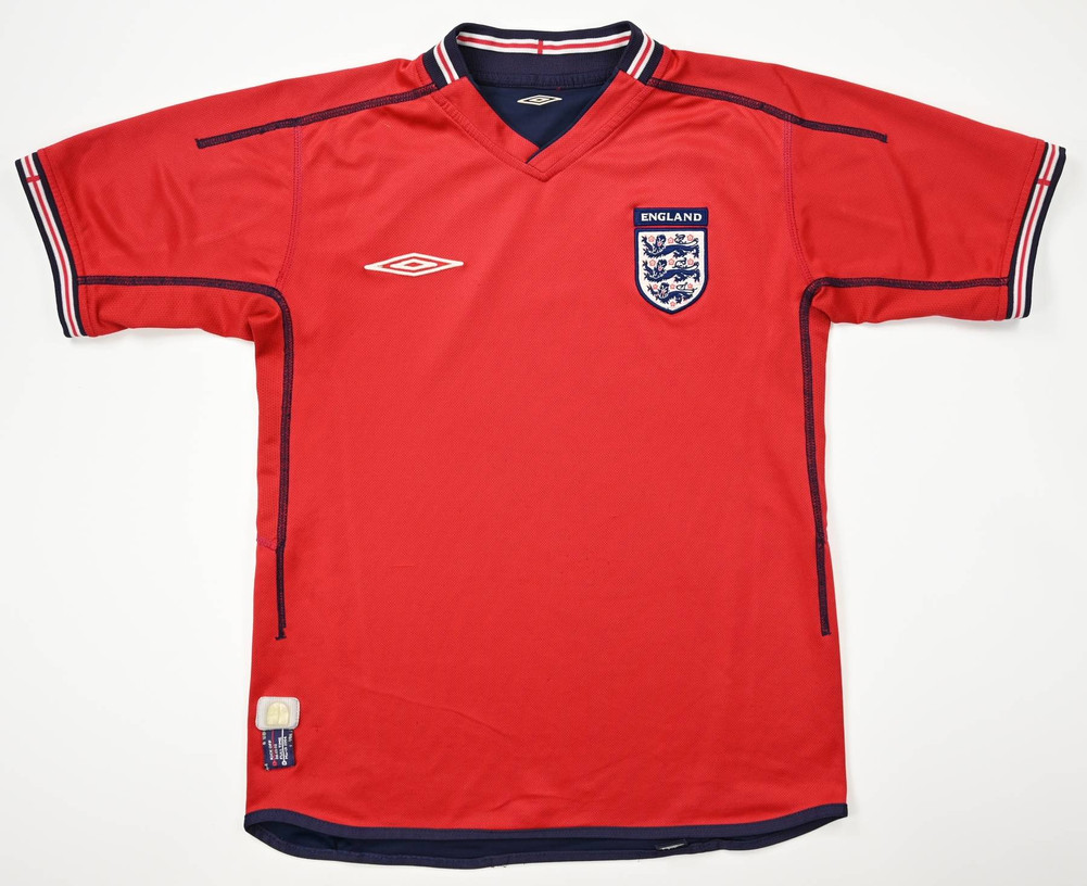 2002-04 ENGLAND KOSZULKA XL. BOYS