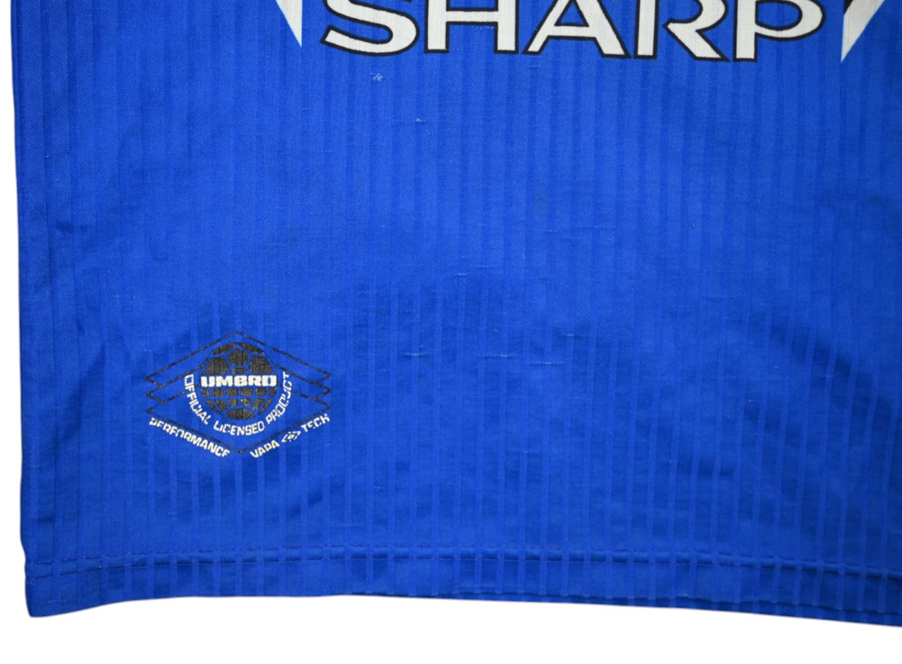 1996-98 MANCHESTER UNITED *SOLSKJAER* SHIRT BOYS 140CM