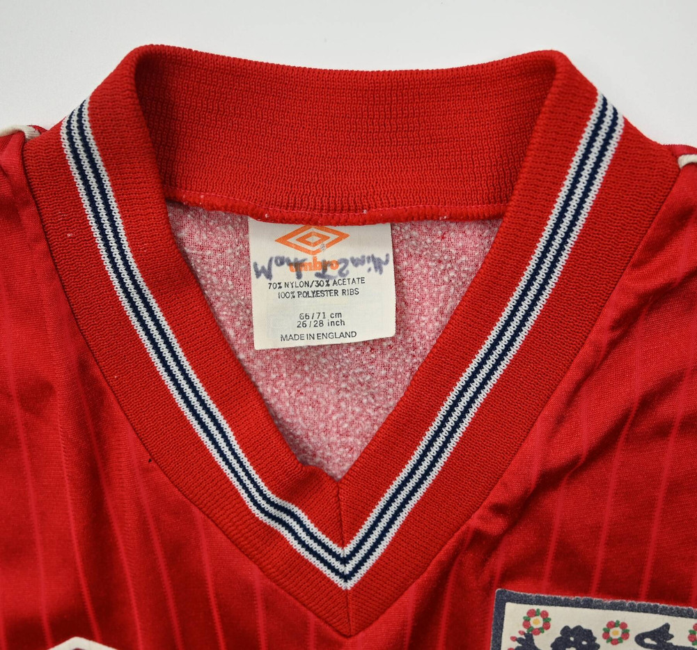 1984-87 ENGLAND SHIRT XS. BOYS