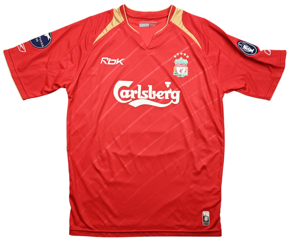 2005-06 LIVERPOOL *GERRARD* SHIRT M