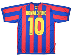 2004-05 FC BARCELONA *RONALDINHO* KOSZULKA L