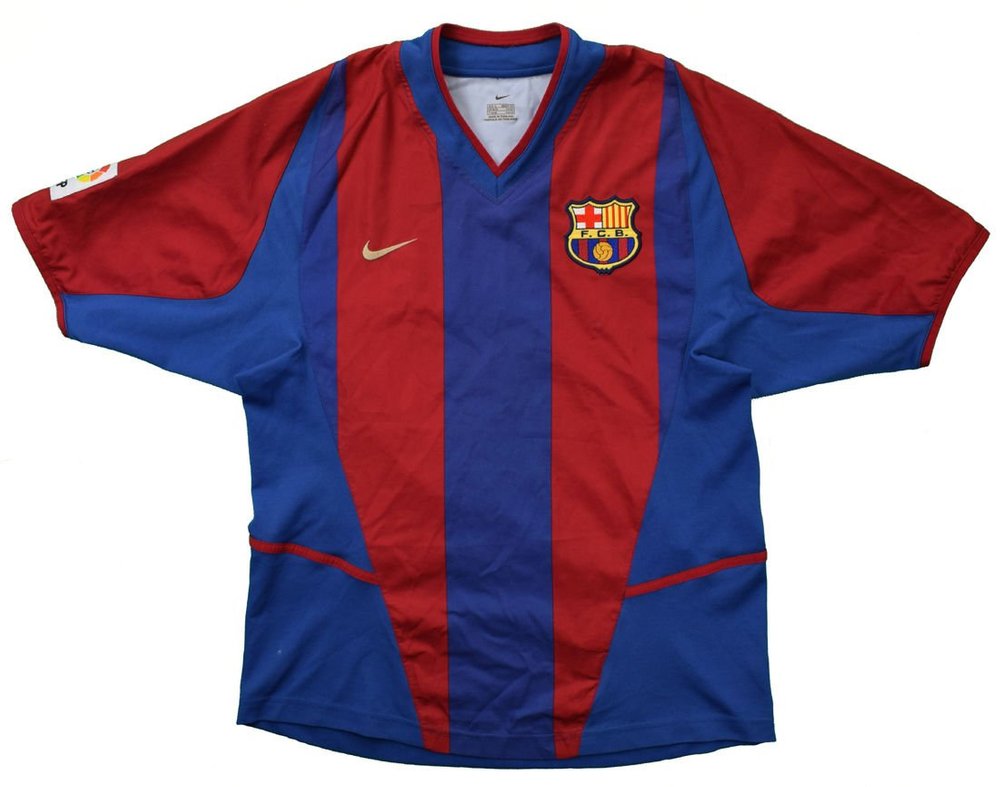 2002-03 FC BARCELONA SHIRT M