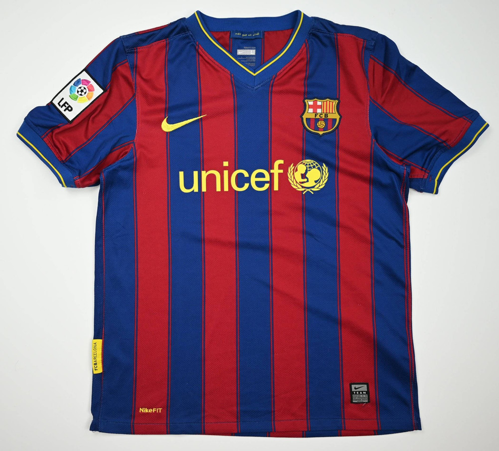 2009-10 FC BARCELONA SHIRT L. BOYS