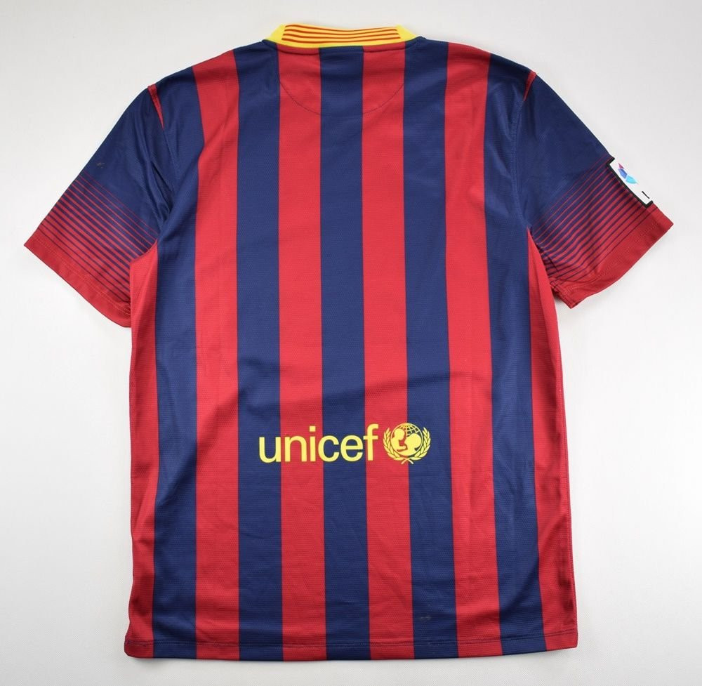 2013-14 FC BARCELONA SHIRT M