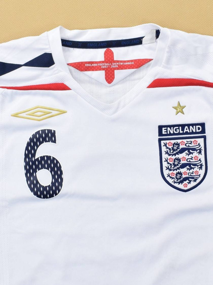 2007-09 ENGLAND *TERRY* SHIRT S