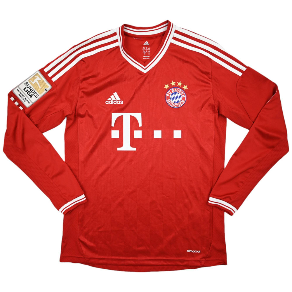 2013-14 BAYERN MUNCHEN LONGSLEEVE XL .BOYS