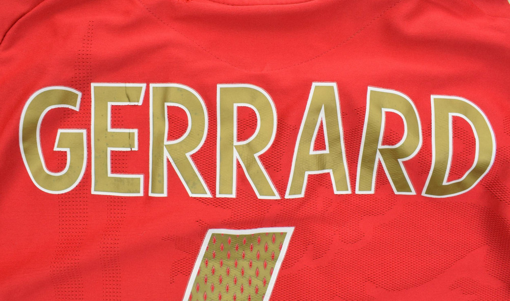 2006-08 ENGLAND *GERRARD* KOSZULKA S