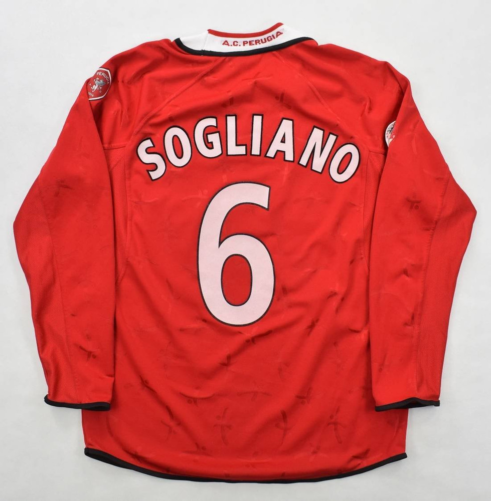 2001-03 A.C. PERUGIA *SOGLIANO* MATCH WORN KOSZULKA XL
