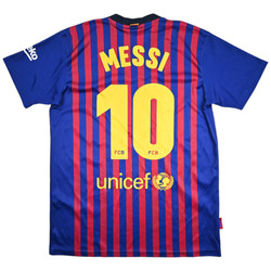 2018-19 FC BARCELONA *MESSI* SHIRT S