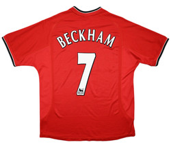2000-02 MANCHESTER UNITED *BECKHAM* SHIRT XL