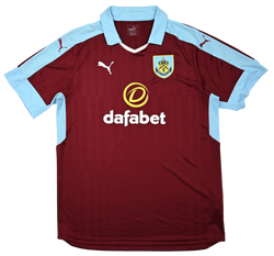 2016-17 BURNLEY FC SHIRT XL