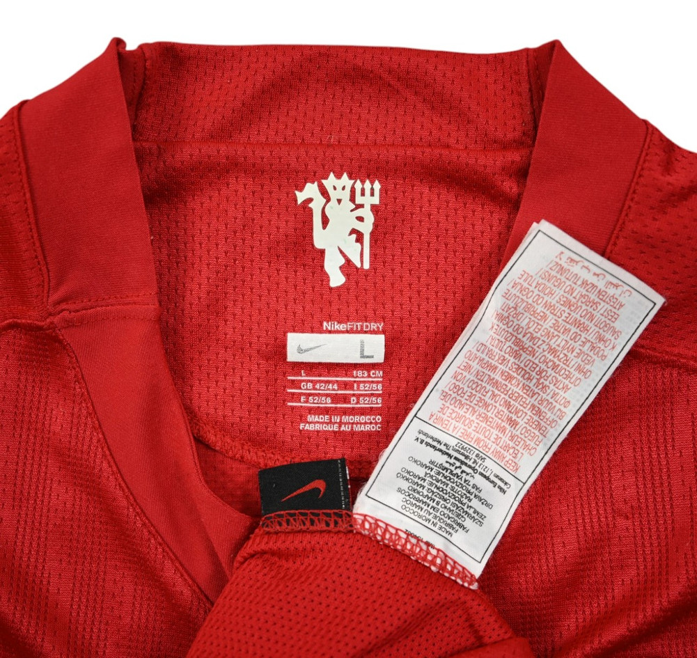 2007-09 MANCHESTER UNITED *TEVEZ* SHIRT L