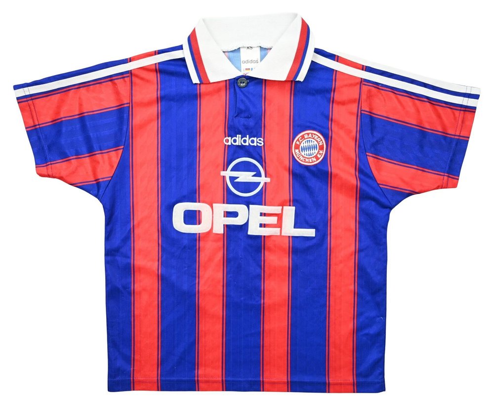 1995-97 BAYERN MUNCHEN #10 SHIRT XS. BOYS