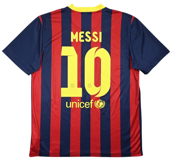 2013-14 FC BARCELONA *MESSI* BASIC SHIRT M