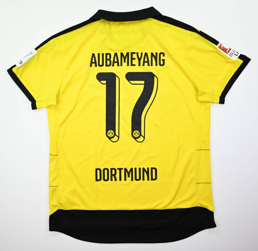 2015-16 BORUSSIA DORTMUND *AUBAMEYANG* SHIRT XL