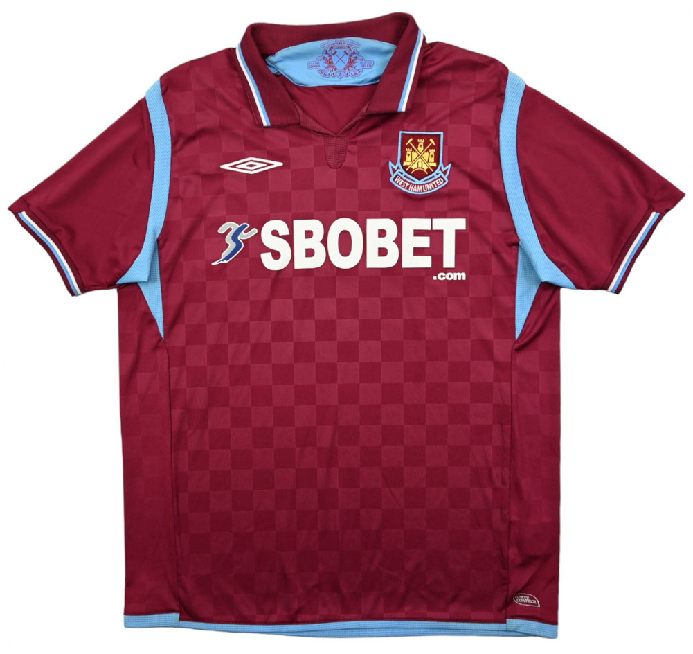 2009-10 WEST HAM UNITED *MOORE* SHIRT L
