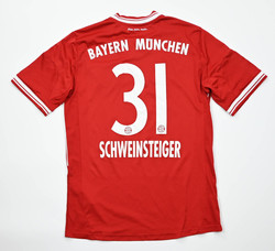 2013-14 BAYERN MUNCHEN *SCHWEINSTEIGER* SHIRT XL. BOYS