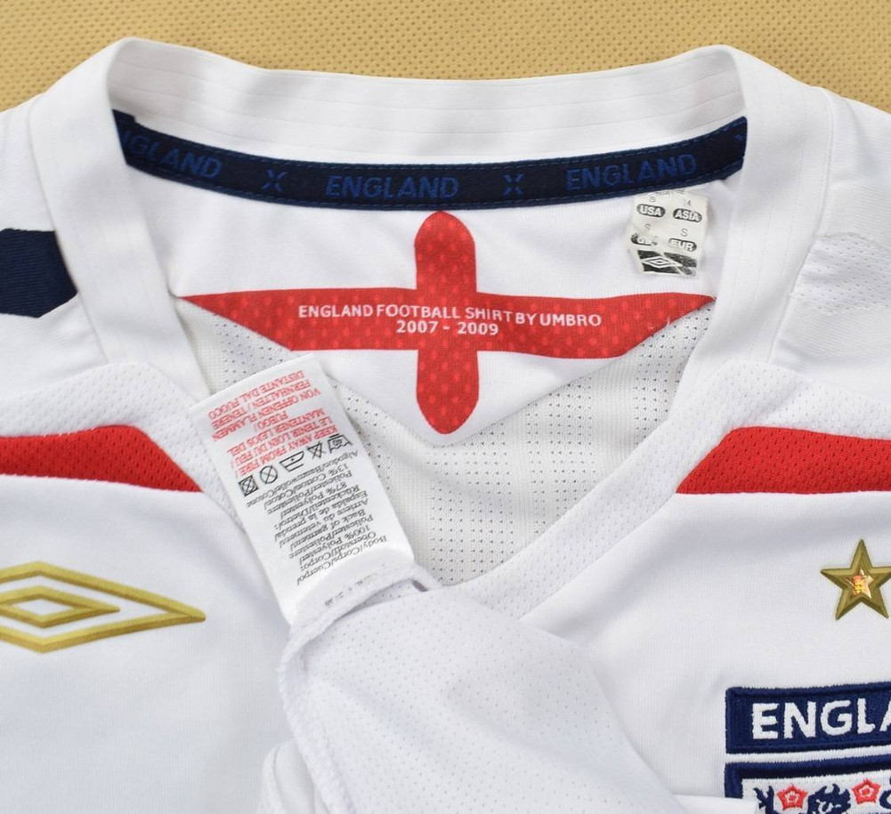 2007-09 ENGLAND SHIRT S