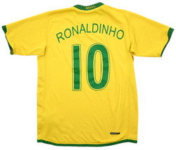 2006-08 BRAZIL *RONALDINHO* SHIRT XL. BOYS