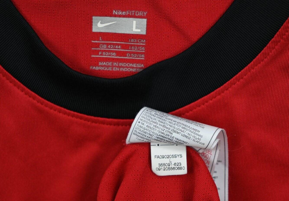 2009-10 MANCHESTER UNITED *ROONEY* SHIRT L