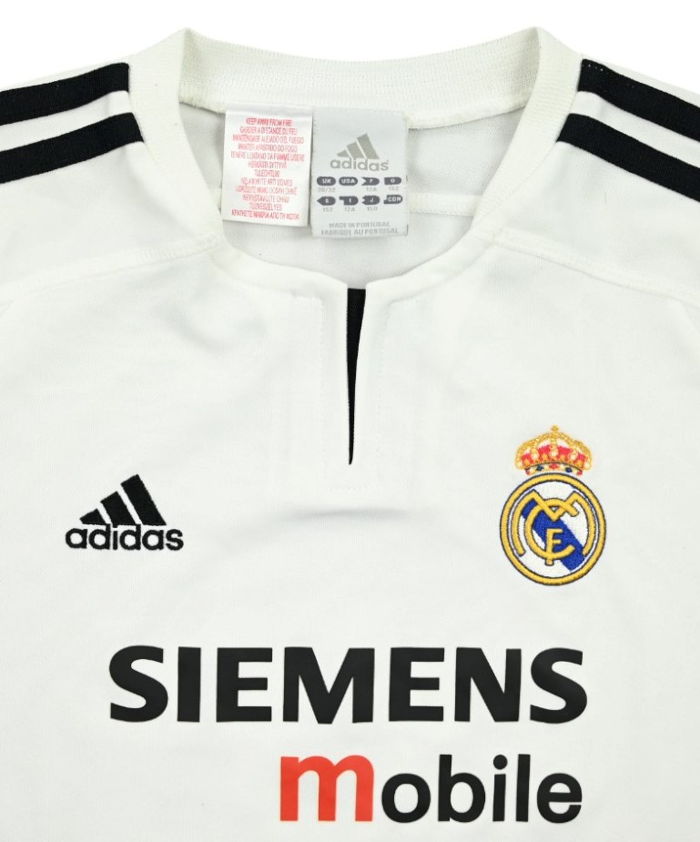 2003-04 REAL MADRID SHIRT L. BOYS 