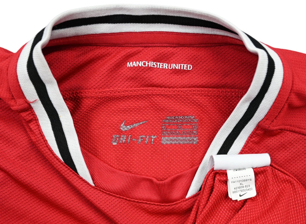 2011-12 MANCHESTER UNITED *JONES* SHIRT XL. BOYS 