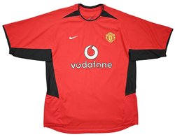 2002-04 MANCHESTER UNITED SHIRT L