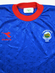1995-96 LINFIELD FC SHIRT S