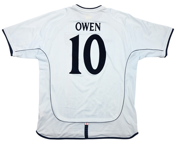 2001-03 ENGLAND *OWEN* VS GERMANY MATCH ISSUE KOSZULKA XL