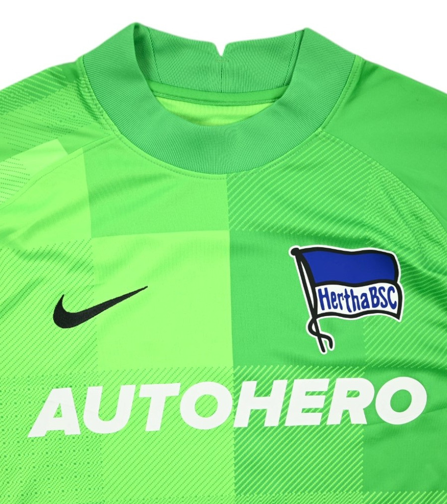 2018-19 HERTHA BERLIN *SCHWOLOW* GOALKEEPER MATCH PREPARED SHIRT XL