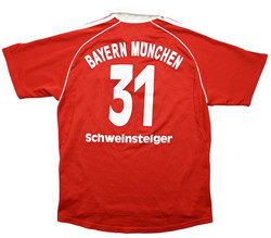2006-07 BAYERN MUNCHEN *SCHWEINSTEIGER* SHIRT XL. BOYS/S