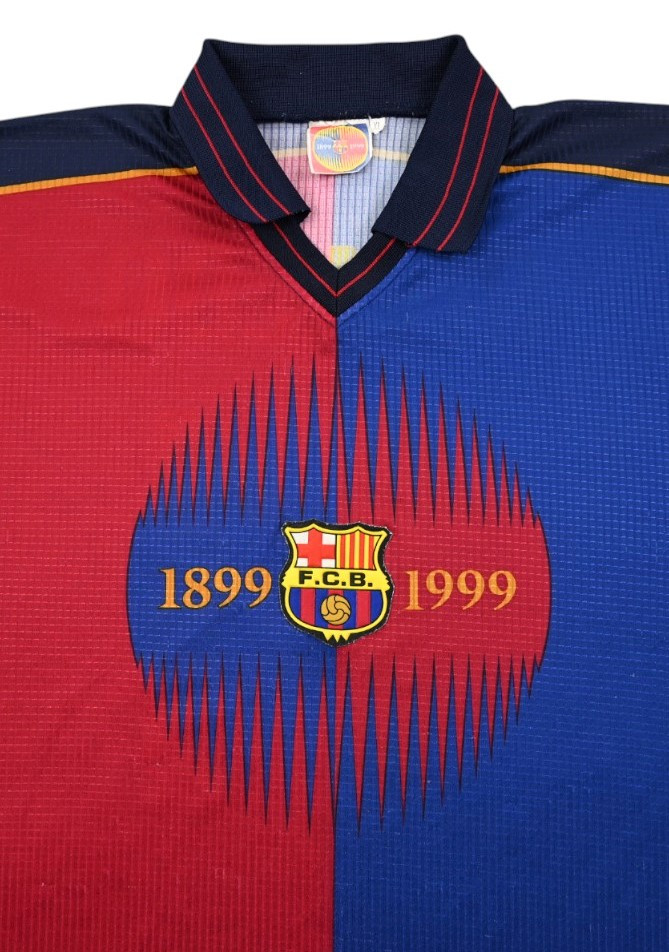 1999-00 BARCELONA *RIVALDO* SHIRT XL