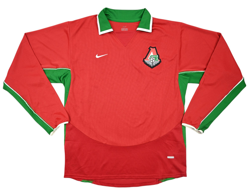 2004 LOKOMOTIV MOSCOW PLAYER ISSUE LONGSLEEVE SHIRT L
