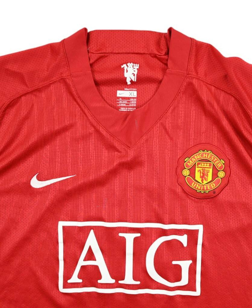 2007-09 MANCHESTER UNITED *ROONEY* SHIRT XL