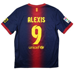 2012-13 BARCELONA *ALEXIS* SHIRT XL. BOYS