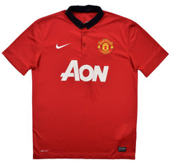 2013-14 MANCHESTER UNITED *FLETCHER* SHIRT M