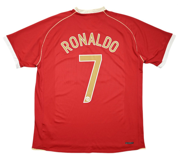 2006-07 MANCHESTER UNITED *RONALDO* SHIRT XL