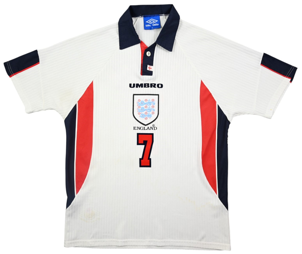 1997-99 ENGLAND *BECKHAM* KOSZULKA L