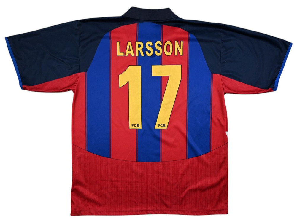 2000-01 BARCELONA *LARSSON* KOSZULKA XL